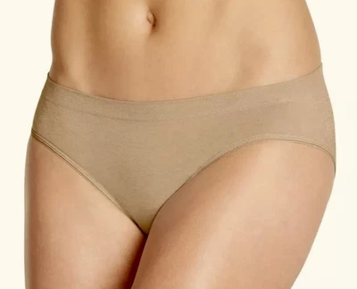 JOCKEY Smooth & Shine Seamfree Seamless Nude Bikini Panty Womens S 5 M 6 L 7 2XL - Image 1 of 4