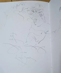 Jürgen Görg Reflexion 1997 Presentation Book Signed W/Pencil Drawing See Photos - Picture 1 of 4