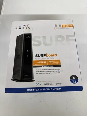 ARRIS SURFboard SBG8300 DOCSIS 3.1 Gigabit Cable Modem NEW/open box * - Image 1 of 4