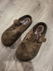 Birkenstock Boston Clogs M8/W10 Weichbettung echtes Wildleder - Bild 1 von 6