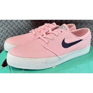 Nike Zoom Stefan Janoski Prism Pink canvas sneakers mens size 10 - 615957-641 - Picture 1 of 9