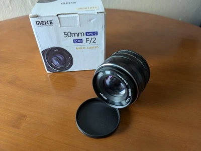 Meike MK-E-50mm-f/2.0 Large Aperture Manual Focus Lens APS-C For Canon EF-M - Image 1 of 4