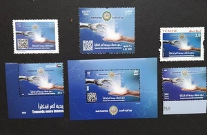 Arab Postal Day Stamps & Suvenir Sheet 2025-ZZIAA - Picture 1 of 4