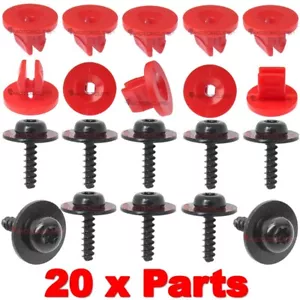 Engine Undertray Splash guard Clips Screws for Ford Focus Mondeo Kuga nuts 20 - Picture 1 of 13