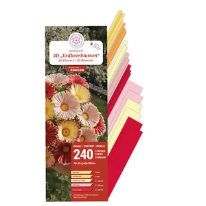 carta + idee, kit quilling 3D fiori di fragola - Foto 1 di 2