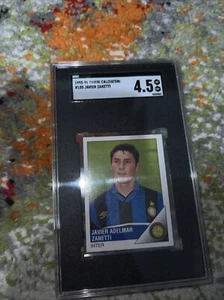 1995 Panini Calciatori Javier Zanetti SGC 4.5 Rookie Card RC #105 Inter Milan - Picture 1 of 3