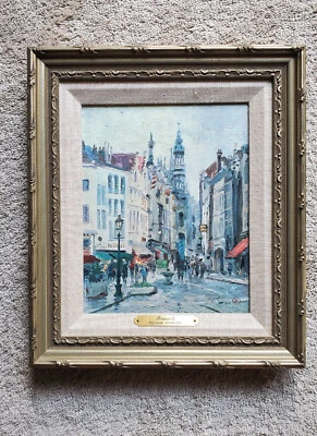Thomas Kinkade 布鲁塞尔 A/P 帆布 50/110 全新 低价! — 第 1/4 张图片