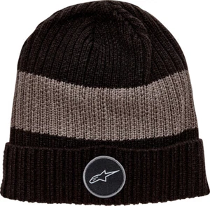 ALPINESTARS WARD BEANIE BLACK CHARCOAL CUFF ADULT HAT MX ONE SIZE ASTARS CASUAL - Picture 1 of 1