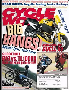 Cycle World Magazine September 1998- Buell X1, Ducati 916, Suzuki TL1000R - Foto 1 di 2