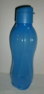 Tupperware MEDIUM Eco WATER BOTTLE Blue 25 oz. NIP - Picture 1 of 4