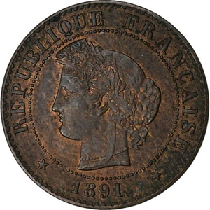 [#1164390] France, Centime, Cérès, 1891, Paris, Bronze, EF, Gadoury:88, KM:826.1 - Picture 1 of 2