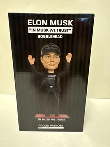 Elon Musk DARK MAGA Bobblehead Make America Great Again DOGE - Picture 1 of 5
