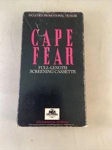 Extremely RARE 1991 Pre Screening Copy Cape Fear VHS NOT FOR SALE or Rental - Picture 1 of 6