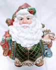 Fitz And Floyd St Nick Collection Santa Christmas Cookie Jar Vintage "New Other"