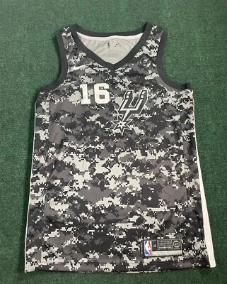 Nike Swingman San Antonio Spurs City Camo Edition Pau Gasol Camo Tamanho Pequeno 40 - Imagem 1 de 4