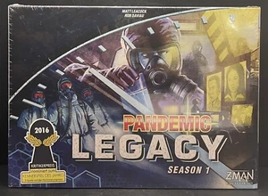 NIB Pandemic Legacy Board Game, Blue Season 1 Factory Sealed 2016 - Picture 1 of 7