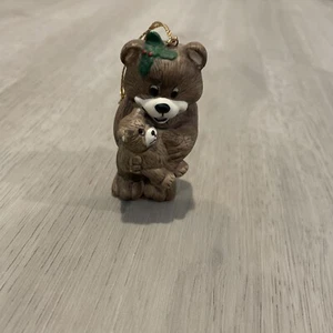 House of Lloyd Brown Bear and Cub 1990 Christmas Tree Ornament - Picture 1 of 3
