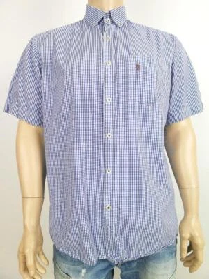 Hampton Republic  T. L Hombre Camisa Casual Algodón 100% Manga corta - Imagen 1 de 4