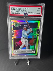 2021 Panini Donruss Optic - Rated Prospects Holo #RP1 Wander Franco (RC) PSA 9 - Picture 1 of 2