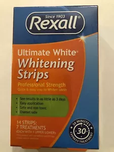 REXALL ULTIMATE STRISCE SBIANCANTI BIANCHE RESISTENZA PROFESSIONALE 14 STRISCE - Foto 1 di 2