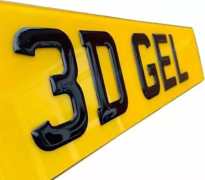 Show Custom Premium Car Registration Number Plates FRONT/REAR/PAIR Trailer Car - Picture 1 of 8