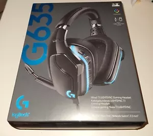 Logitech G635 Headphones - New In Box - Picture 1 of 4