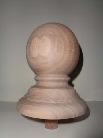 WOOD FINIAL UNFINISHED FOR NEWEL POST FINIAL OR CAP  Finial #1 Cover