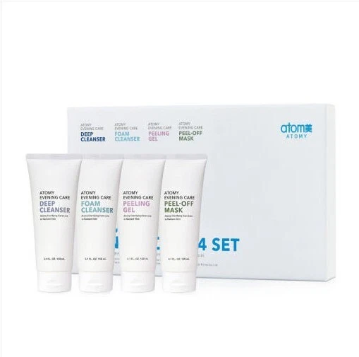 Atomy вечерний уход 4 комплект глубокое очищающее средство пена очищающее средство пилинг гель пилинг маска - Изображение 1 из 1