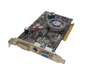 SAPPHIRE RADEON 9600XT 256MB AGP 4x SDRAM GRAPHICS CARD DVI VGA S-VIDEO #GK11949 - Picture 1 of 2