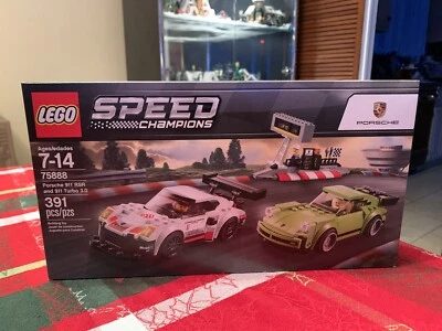 LEGO Speed Champions 75888 Porsche 911 RSR & 911 Turbo 3.0 Brand New Sealed - Image 1 of 4