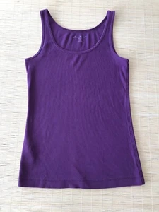 Eddie Bauer Women's Ribbed Tank Top Purple Size XS FREE SHIPPING - Picture 1 of 5