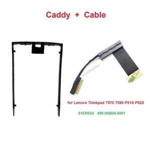 Caddy câble connecteur de disque dur 2,5 HD pour Lenovo ThinkPad T570 T580 P51S P52S - Photo 1/8