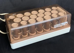Vintage Conair Cushion Curl Hair Hot Rollers Tested Working Condition READ - Picture 1 of 5