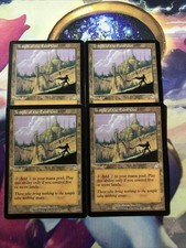 mtg / temple of the false god x 4 / scourge