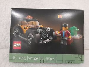 LEGO 40532 VINTAGE TAXI. BRAND NEW STILL SEALED.