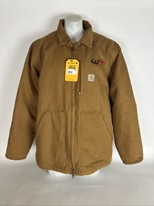 Carhartt X WP Sherpa Lined Washed Duck Coat  Loose Fit Men’s Size XL - Picture 1 of 9