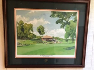 18th at Wooster, signierter Golfdruck - Bild 1 von 3