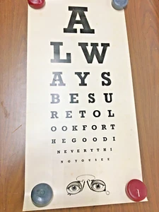 Póster de Eye Doctor, examen de la vista, póster de novedad, siempre busca lo bueno - Imagen 1 de 4