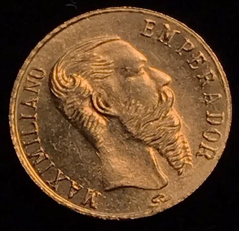 Mexico 1865 - B Gold Fantasy Token Cover