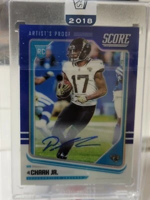 2018 Honors Score Blue Artist Proof Rookie DJ Chark Jr #12/35-SEALED by Panini! - Image 1 of 2