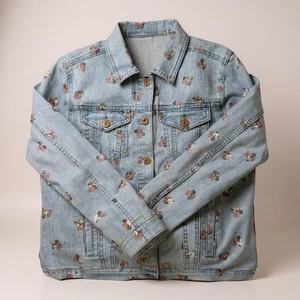 Disney Mickey Mouse Denim Jeansjacke Damen Gr. S - Bild 1 von 5