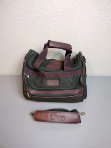 Orvis Battenkill Handgepäck Reisetasche über Nacht grün Canvas & Leder, 15x10x11 - Bild 1 von 9