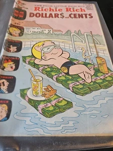 RICHIE RICH - DOLLARS AND CENTS #36 Harvey Comics 1970 The Poor Little Rich Boy - Picture 1 of 10