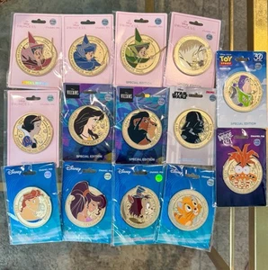 Set di spille per monete Disney PALM - Rosa A La Mode Onda 4 - 14 spille! LE 300 NUOVO 🔥 - Foto 1 di 5