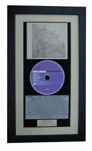 THE NATIONAL High Violet CLASSIC TOP QUALITY FRAMED CD DISPLAY+FAST GLOBAL SHIP - Picture 1 of 8