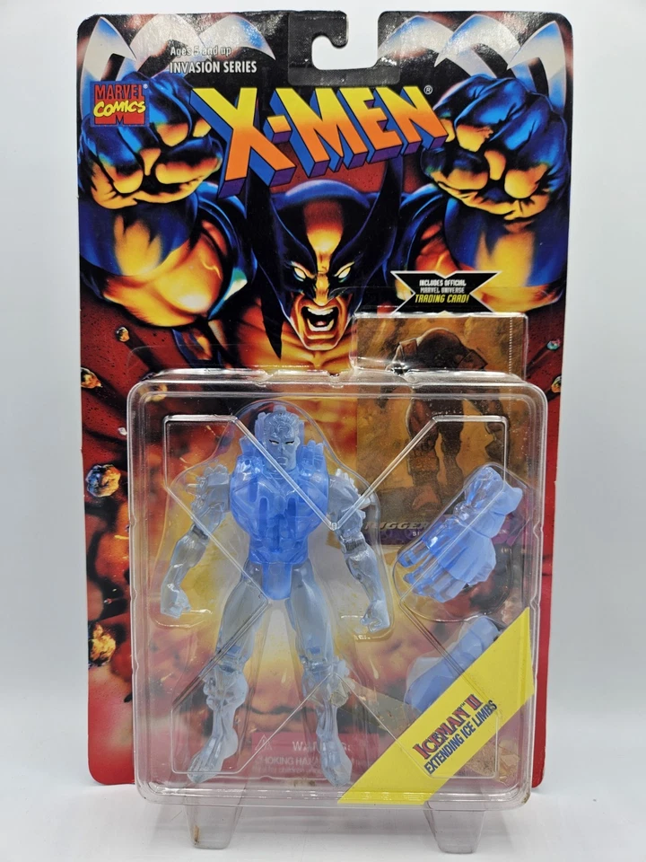 1995 ToyBiz Invasion Series X-men Action Figure Iceman II