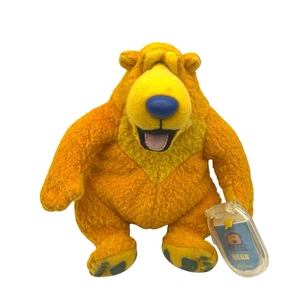 Juguete de peluche de colección Bear The Big Blue House Jim Henson Star Bean relleno nuevo con etiqueta 1999 - Imagen 1 de 8