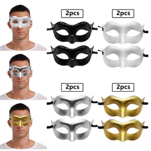 Unisex Women Men Party Props Halloween Venetian Masks Durable Face Mask Retro - Picture 1 of 40