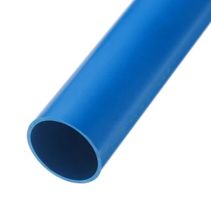 1-3/4" x 2" PVC Rohr 20" Kunststoff Hartschlauch Rundrohr - 45,2mmx50mm/blau - Bild 1 von 5