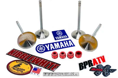 Yamaha YZ450F WR450F YZ450FX Kibblewhite Titanium Valve Kit 14-20 Red Viton Seal - Image 1 of 4